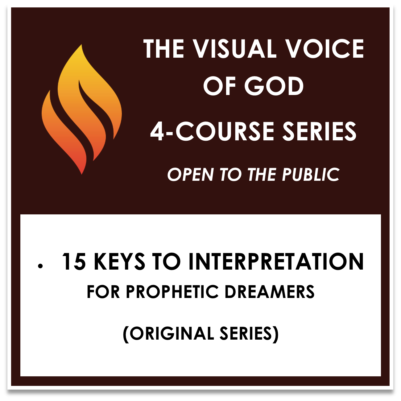Guest Learners‒ 15 Keys to Interpretion for Prophetic Dreamers 4-Course Series